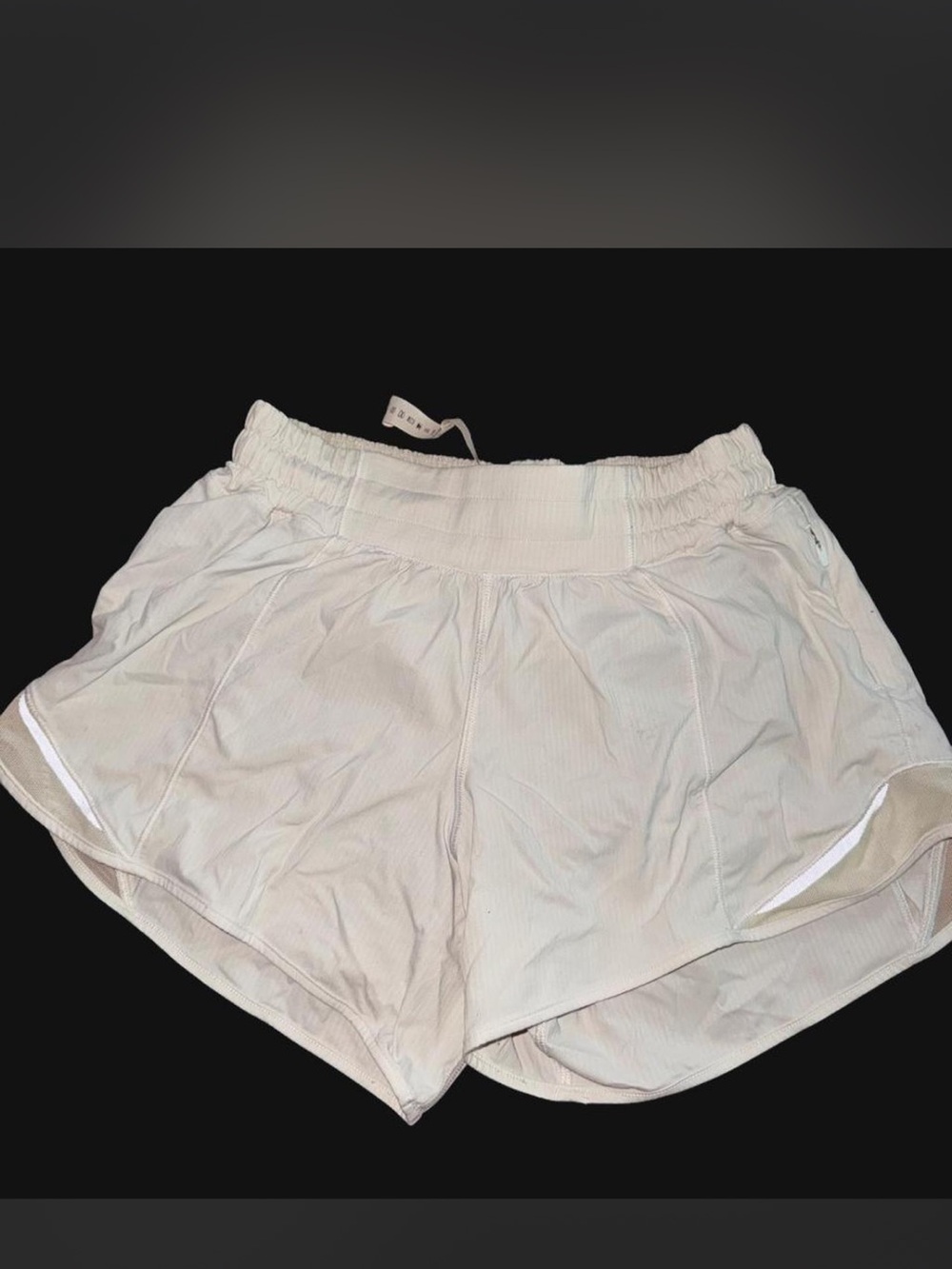 lululemon athletica Light Beige Athletic Shorts
